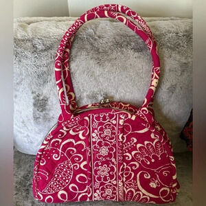 VERA BRADLEY VINTAGE ELOISE KISS LOCK BAG